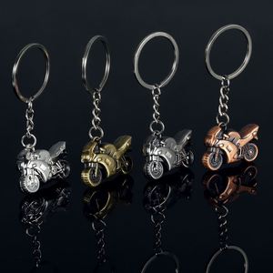 Wholesale Metal Motorcycle <b>Keychain</b> Charms 4 Colors Cute Creative Gift Sports Car Key Chains <b>Personality</b> Gifts - Product Image 2