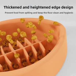 Bandeja para lamer para mascotas, éxito de ventas transfronterizo de Amazon, tazón de alimentación lenta con ventosa de silicona, resistente a las caídas, fácil de limpiar y seguro. - Product Image 4