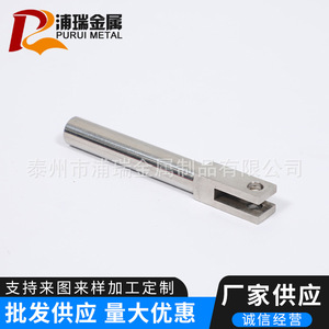Purui Non-standard Dowel Pins Slotted Square Head Stainless Steel Machined Parts General Usage Bright Finish - Product Image 2