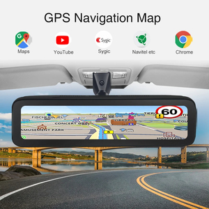 T88แอนดรอยด์9.0กล้องติดรถยนต์เลนส์คู่4CHs กระจกมองหลังความละเอียด1080P HD ระบบ WiFi GPS นำทางด้วยหน้าจอ LCD เครื่องบันทึกวิดีโอในรถยนต์ - Product Image 3