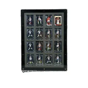 Custom Perfect Fittrading Card Vitrine Muur Mount Gesorteerd Kaart Display Frame Voor Rating Kaarten