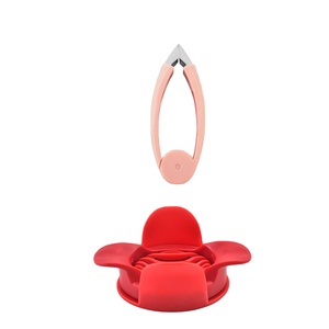 Venditore caldo frutta e verdura strumenti fragola rimozione peduncolo fragola affettatrice taglierina Set strumento - Product Image 5