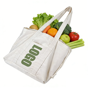 Sac en toile à bandoulière pour courses, fruits et légumes, idéal pour l'approvisionnement quotidien en supermarché, achat en gros à prix réduit - Product Image 1