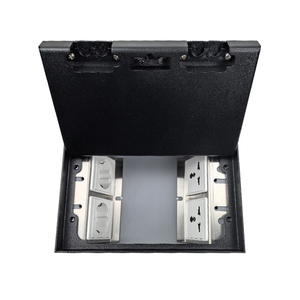 Chiều Cao ZDR-200AB Có Thể Điều Chỉnh Lõm Hộp Sàn Màu Đen Mờ SUS Hidden EU Anh Un Shucko Có Thể Thay Thế Điện Ổ Cắm Sàn Ổ Cắm - Product Image 6