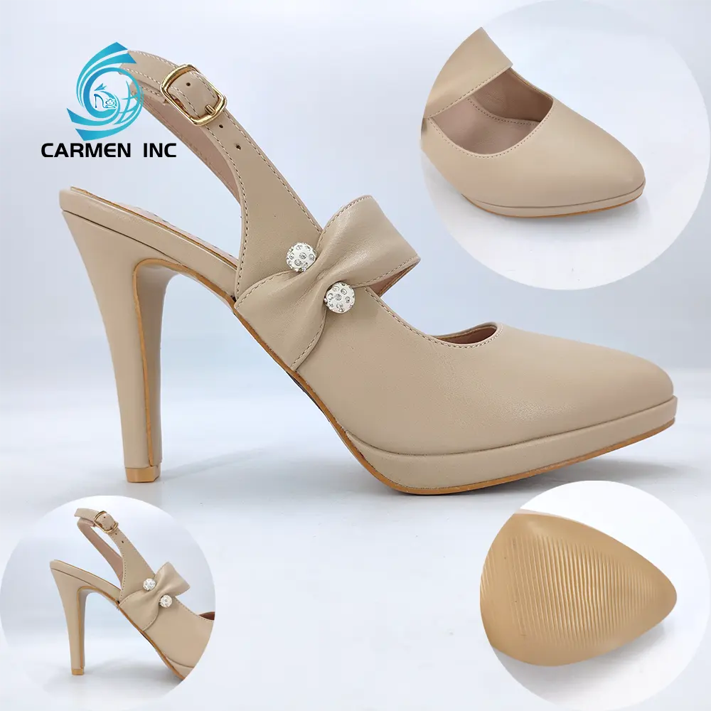 Scarpe pump di Design per donna tacchi da donna per la moda nuovo stile scarpe con tacco alto nuova vendita calda scatola di scarpe PU personalizzato Top