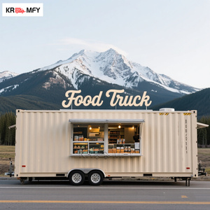 Café Design, Bar Conteneur, Remorque Alimentaire Remorquable, Bâtiment de Bureau Extérieur Multifonctionnel, Chariot Alimentaire Commercial - Product Image 4