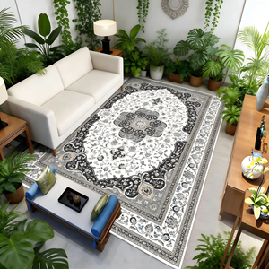 Tapis tissé en relief imprimé en 3D antidérapant pour restaurant - Product Image 6