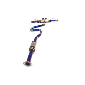 Système d'échappement Cat-back silencieux en titane brûlé bleu pour <span class=keywords><strong>Ford</strong></span> <span class=keywords><strong>Focus</strong></span> 1.5T 2021 + avec embouts d'échappement en fibre de carbone forgés - Product Image 4