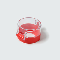 Bouton de verrouillage d'urgence transparent en plastique PC pour équipement électrique de l'usine Boyue