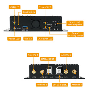 Ngff M.2 4G/5G mô-đun để <span class=keywords><strong>USB</strong></span> 3.0 <span class=keywords><strong>adapter</strong></span> với quạt mát/Khe cắm thẻ Sim kép và phụ trợ điện phù hợp FM350-GL RM520-GL - Product Image 3