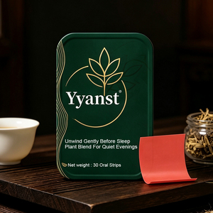 Bandes buccales fines aux extraits végétaux, naturelles et douces, pour la détente avant le sommeil, soirées paisibles et bien-être apaisant, OEM, marque privée, logo personnalisé - Product Image 5