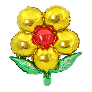 <span class=keywords><strong>Ballon</strong></span> en feuille de fleur <span class=keywords><strong>gonflable</strong></span> de forme personnalisée, décoration de fête multicolore, vente en gros - Product Image 4