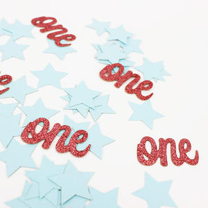 Décoration de <span class=keywords><strong>table</strong></span> pour le 1er <span class=keywords><strong>anniversaire</strong></span>, confettis « Twinkle Twinkle Little Star », premier <span class=keywords><strong>anniversaire</strong></span> de bébé garçon, numéro <span class=keywords><strong>1</strong></span>, lettre double face - Product Image 4