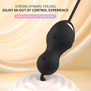 Alat Pijat Prostat Nirkabel Bluetooth Vibrator Titik <span class=keywords><strong>G</strong></span> Telur Bergetar Mainan Seks untuk Dewasa Pasangan Stimulator Klitoris Wanita - Product Image 2