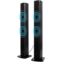 Barre de son TV Samtronic 60W avec basses réglables, son surround, pour intérieur et extérieur, haut-parleur pour télévision