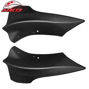 Diffuseurs d'angle de pare-chocs avant pour Tesla Model 3 2017-2023, impression carbone mat, kit carrosserie de haute qualité - Product Image 2