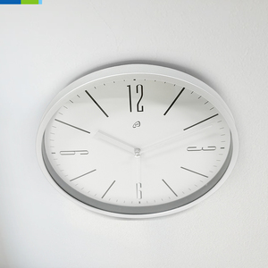 Zeitgenössische 10 "Quarz Wanduhr mit abstrakten Muster kreisförmigen Single Face Design Wohnzimmer Nadel Display Cound Shape - Product Image 6