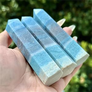 Wholesale Bohemian Style Polished Natural Trolleite Point Crystal Stone Tower for Unique Home Decor and Holiday <b>Gifts</b> - Product Image 1