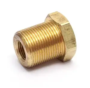 Factory 1/8" - 5/8"x3/4" Brass Forged Bush Bushing Male/female Hexagon Adapter Pipe Fitting