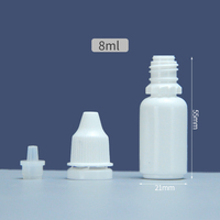 Flacons compte-gouttes stériles en PEHD de qualité médicale 5ml 10ml 30ml avec insert compte-gouttes pour usage pharmaceutique