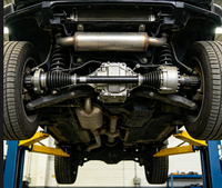 Arbre de transmission avant épaissi en alliage d'aluminium pour Mercedes M274 W204 GLK W205 4x4 Noir Anti-rouille Haute résistance au couple 100%