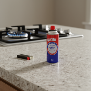 QBAK Gas Canister 227g Propane Butane Mix For Lighters Refill - Product Image 2