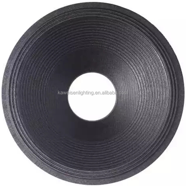 Professional Speaker Accessories Black Round Shape 18" Audio Subwoofer Paper Speaker Cone with Cloth Edge Speaker Paper Cones