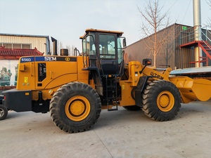 Chine SEM656D SEM655D Mini tracteur à roues de 5 tonnes avec godet <span class=keywords><strong>GP</strong></span> - Product Image 3