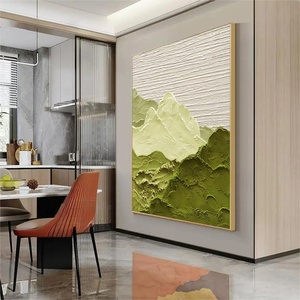 Cuadro de Pared de Lona Grande de Lujo, Hecho a Mano, con Textura Acrílica 3D, Estilo Abstracto de Naturaleza Muerta, para Decoración del Hogar - Product Image 1