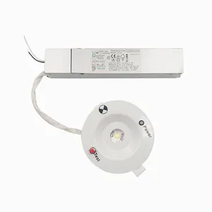 Ceiling Recessed 3w LED Emergency Downlight Spotlight Emergency Down Light with Battery Back Up