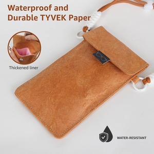 Sac en papier imperméable durable avec corde de suspension pour lunettes de soleil - Product Image 4