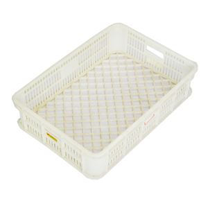 Haosen กล่องพลาสติก<span class=keywords><strong>สอง</strong></span>ช่องแบบผ่านรูสองช่องเป็นมิตรกับสิ่งแวดล้อมสไตล์ตาข่ายวางซ้อนกันได้ทนทานต่อการสึกหรอได้ดี - Product Image 6