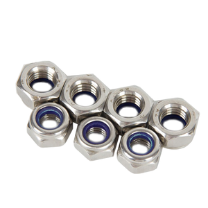 Thép không gỉ 201 304 Nylon khóa <span class=keywords><strong>Nut</strong></span> din985m6m8m5 - Product Image 2