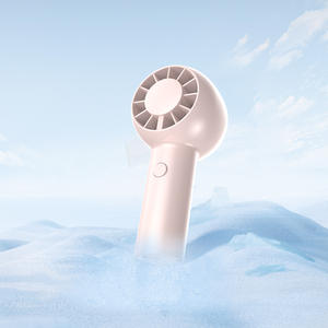 Handheld Compact Fan Bladeless Cold Air Handheld Fan Portable Carry Small Mini USB Rechargeable Mute Electric Fan - Product Image 5