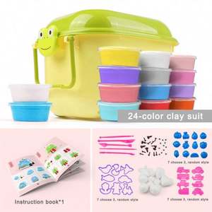 Ultra <b>Light</b> Clay 24 Color Set Safe Non-toxic Plasticine Color Girl <b>Space</b> Children's Toy Clay - Product Image 5