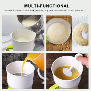 Filtre à liquide 1,2L/1,5L pour yaourt, soja et noix, outil de cuisine en matériau de qualité alimentaire, panier filtrant pour lait, noix et soja - Product Image 4