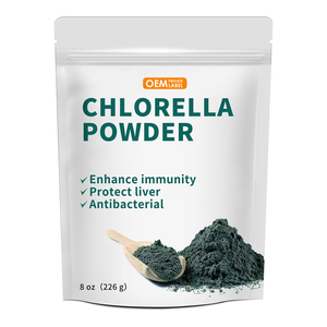 Poudre de chlorella naturelle OEM Protéines et vitamines végétaliennes La poudre de chlorophylle soutient le système immunitaire et la fonction hépatique pour garder la jeunesse - Product Image 1