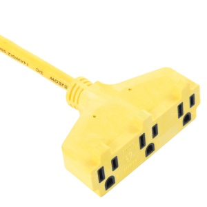 Cable de Extensión Enrollado Linsheng de 25 Pies y 3 Clavijas con 3 Tomas de Corriente <span class=keywords><strong>para</strong></span> Herramientas Eléctricas, Cortacésped, Electrodomésticos Grandes - Product Image 3