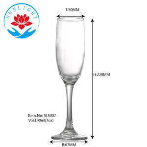 Factory Hot <strong>Sale</strong> Custom <strong>Champagne</strong> Glass 190ml Best Price <strong>Flute</strong> Glasses <strong>Champagne</strong> - Product Image 6
