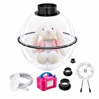 Mesin Pengisi Balon Elektrik Transparan untuk Mainan Boneka, Bunga, Dekorasi Pesta Pernikahan, Grosir