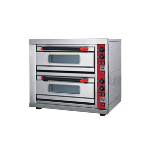 Horno de Convección a Gas Comercial de 2 Niveles y 4 Bandejas para Panadería con Función de Vapor y Control de Termostato para Pan, Pasteles y <span class=keywords><strong>Pizza</strong></span> - Product Image 6