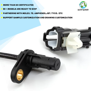 HZEMS配線ハーネス防水航空プラグセンサーM12-4 5 6 8 12ポール男性と女性シールド付きPVCケーブルワイヤーアセンブリ - Product Image 4