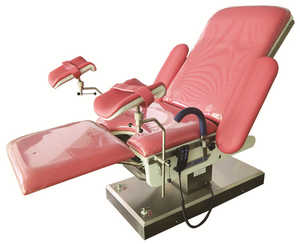 Lit d'accouchement manuel multifonctionnel en acier chirurgical inoxydable Hochey, table d'examen gynécologique hydraulique, <span class=keywords><strong>chaise</strong></span> de salle d'opération - Product Image 2