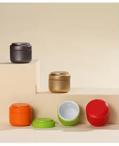 Rts 54 * h49mm Mini foodgrade Matcha bột Vòng tins Matte rỗng <span class=keywords><strong>tin</strong></span> có thể với PP nắp bên trong cho bao bì thực phẩm - Product Image 5