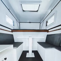 Nouveau Design Caravanes Familiales à Parois Rigides Relevables pour Camionnette, Plaque Murale Composite en PRF, Fenêtre RV en Acrylique à Vendre