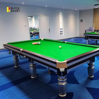 Table de billard 8ft 9ft 8 Ball avec plateau en ardoise bleue, en bois massif, pour usage commercial, bar, club, maison, directement de l'usine