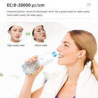 Testeur de qualité de l'eau 10 en 1 JQ006 PH/TDS/EC/Sel/S.G/ORP/H2/Température/Fertilité/Resistivité Stylo de test numérique pour l'eau
