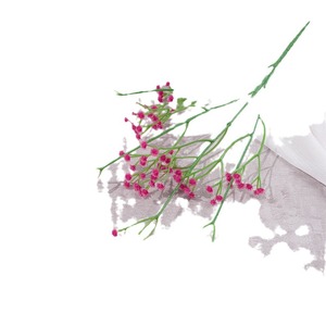 Fleurs artificielles en soie de gypsophile multicolores, réalistes, pour la décoration de mariage, les bouquets et l'aménagement des lieux, moulage par injection - Product Image 5