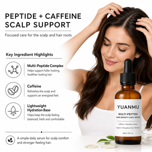 Sérum Multi-Peptides Bio Anti-Frisottis Sans Rinçage Anti-Chute de Cheveux pour une Densité Capillaire Accrue et des Cheveux Plus Épais (Marque Blanche) - Product Image 3