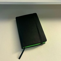 Carnet pliable en papier vert matcha avec motif en feuille d'aluminium, style coréen, journal de rêve pour étudiants, facile à transporter, cadeau